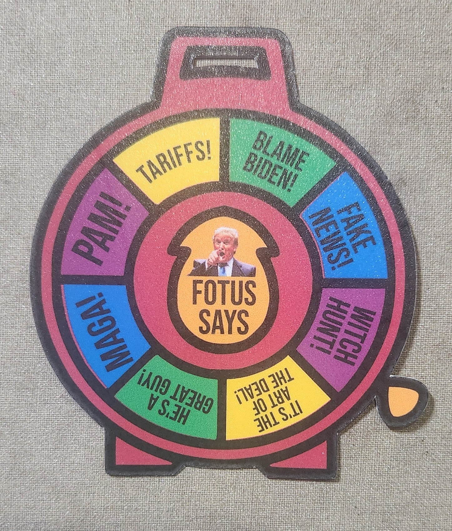 Trump See n' Say Sticker