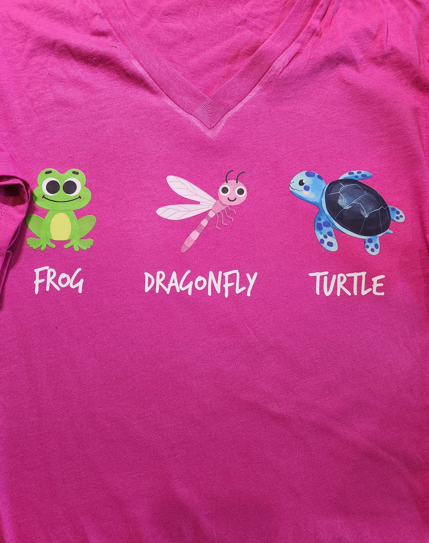 Frog Dragonfly Turtle T-Shirt