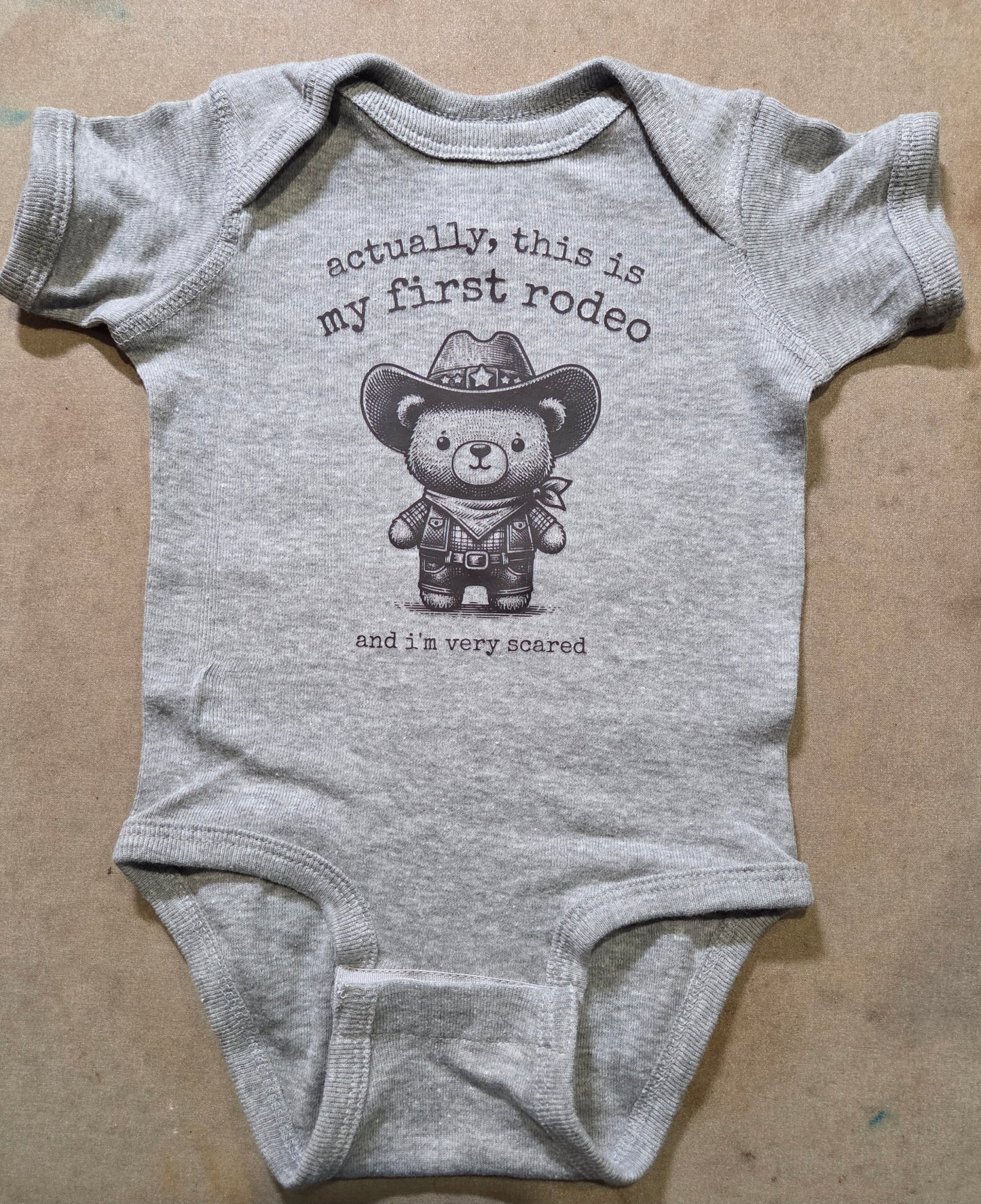 Actually, This is My First Rodeo Onesie