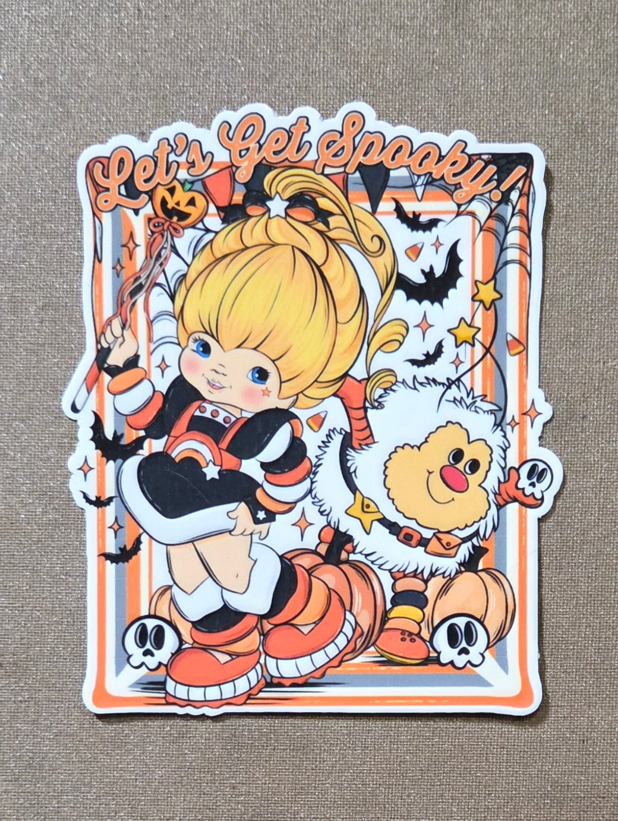 Let's Get Spooky Rainbow Brite Sticker