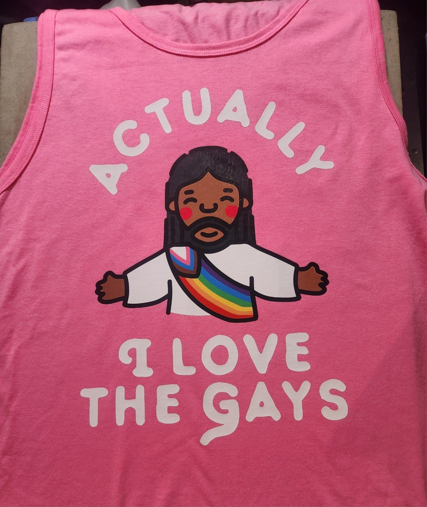 Actually I Love the Gays Tank Top