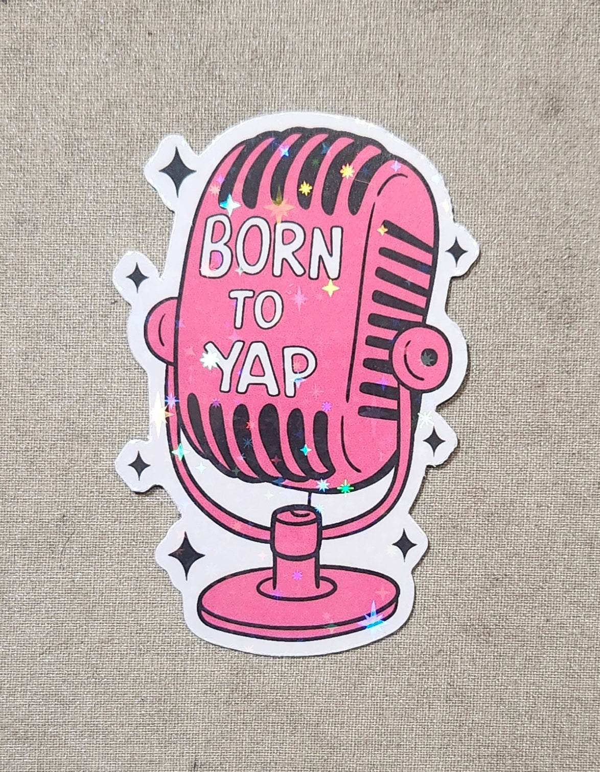 Born to Yap Sticker