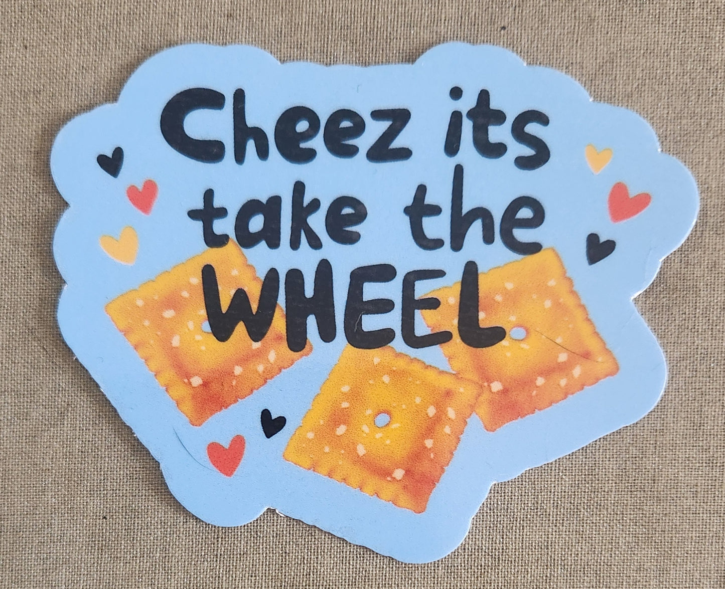 Cheez-Its Take The Wheel Sticker