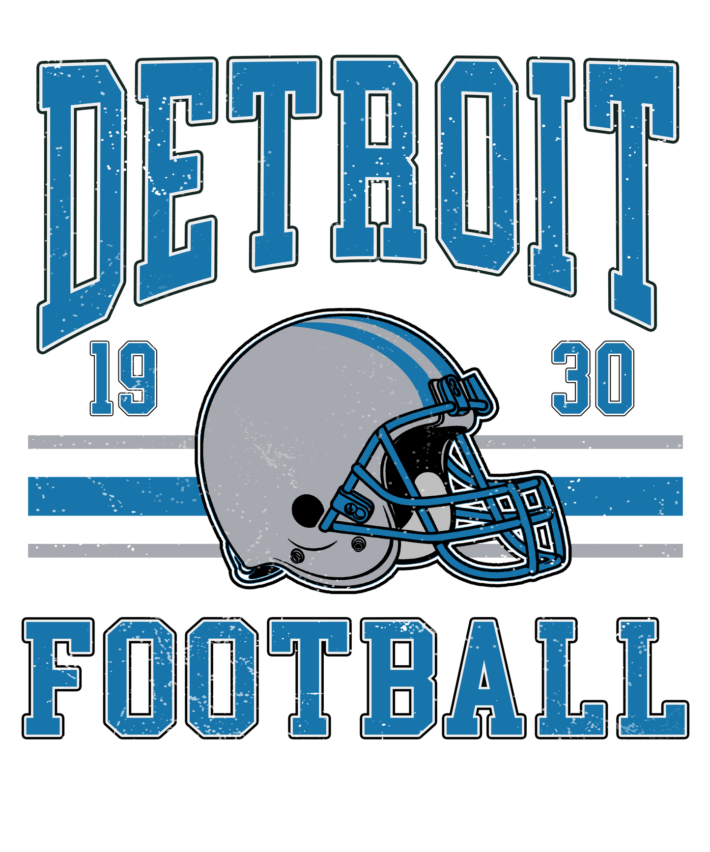 Vintage Detroit Football T-Shirt