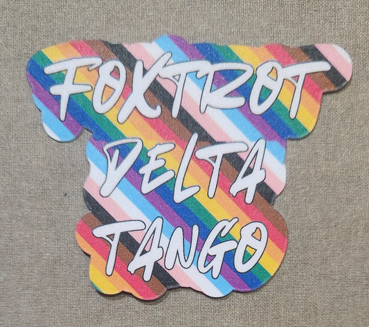Foxtrot Delta Tango Sticker