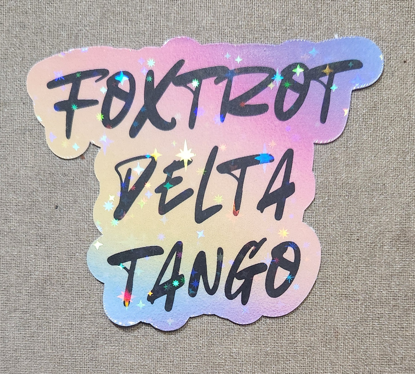 Foxtrot Delta Tango Sticker