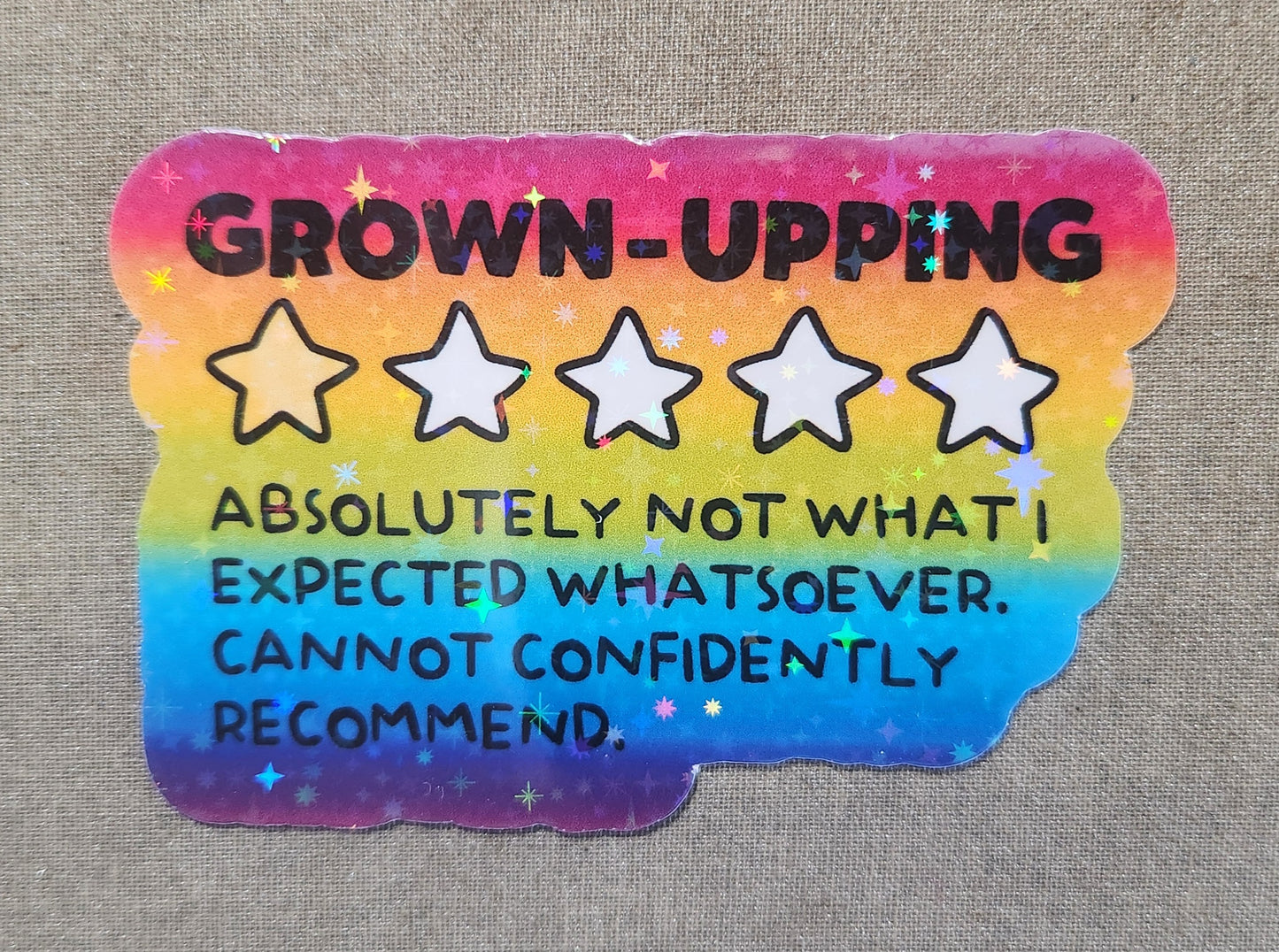 Grown-upping Sticker