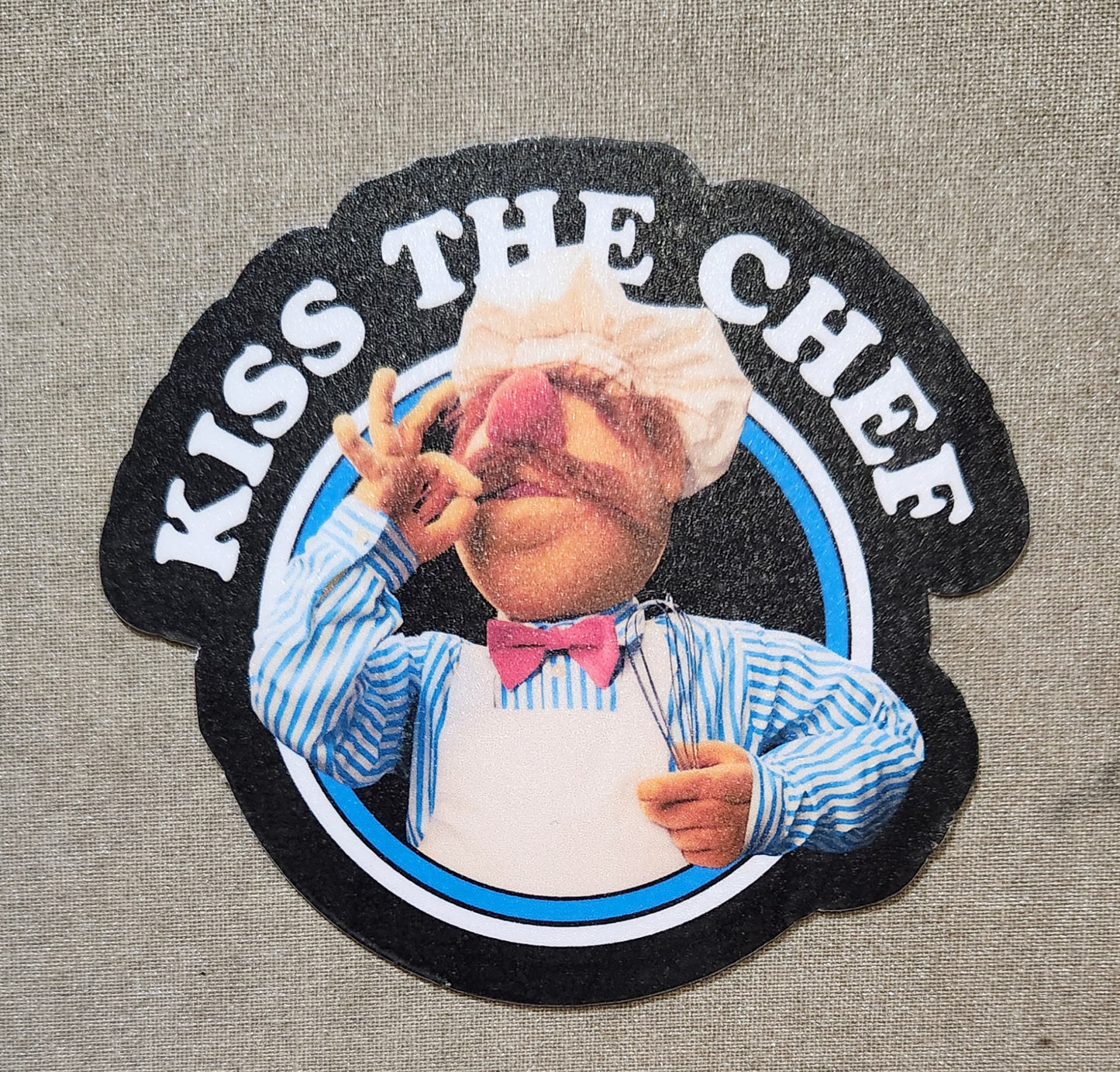 Kiss the Chef Muppets Swedish Chef Sticker