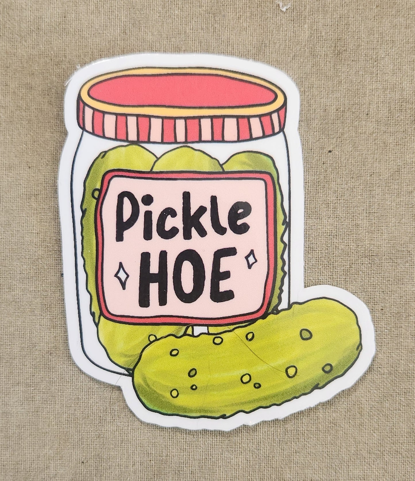Pickle Hoe Sticker