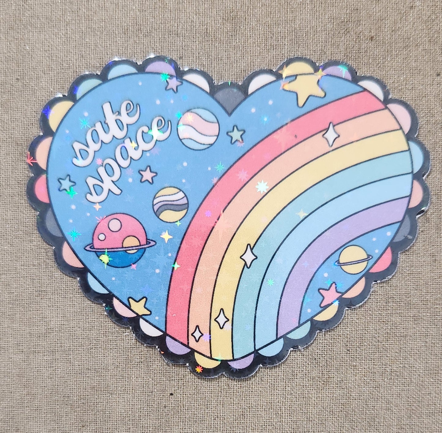 Safe Space Heart Sticker