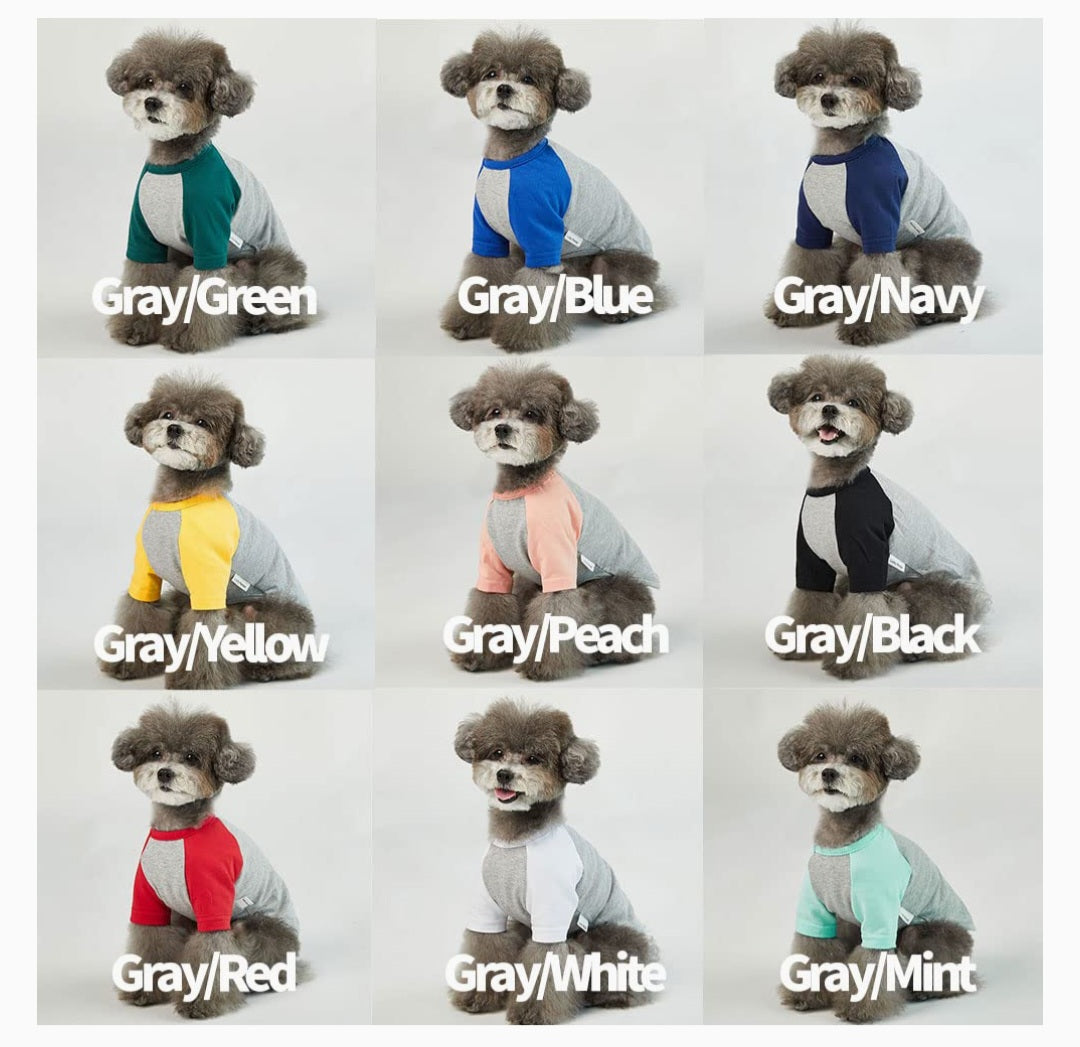 Pet Baseball-Style Shirt
