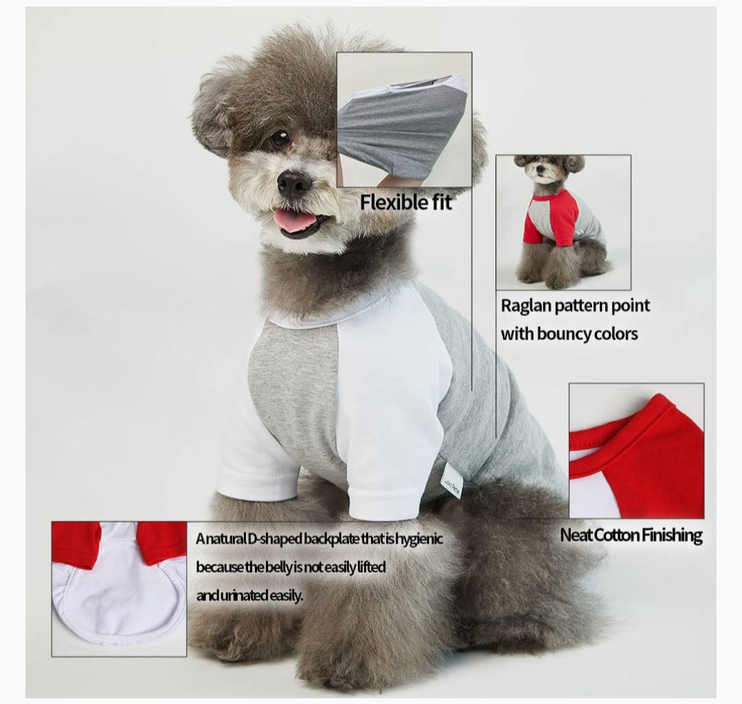 Pet Baseball-Style Shirt