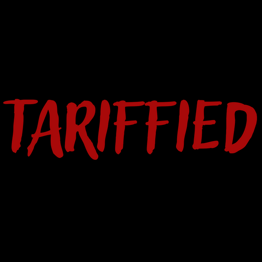 Tariffied T-Shirt Red Text (Inspired by Lizzo's SNL Appearance)