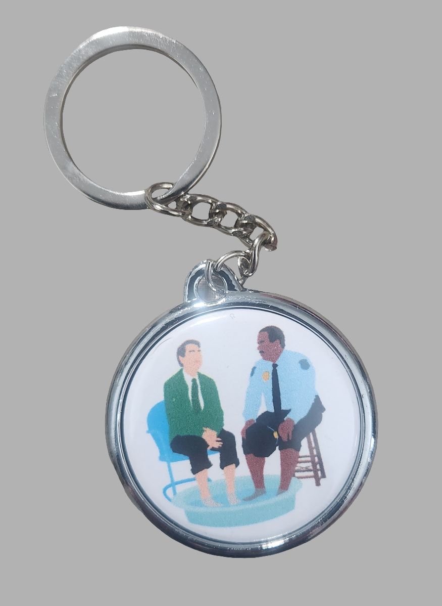 Mr. Rogers & Officer Clemmons Keychain