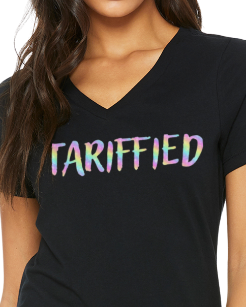 Tariffied T-Shirt Rainbow Text (Inspired by Lizzo's SNL Appearance)