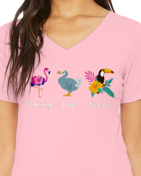 Flamingo Dodo Toucan T-Shirt