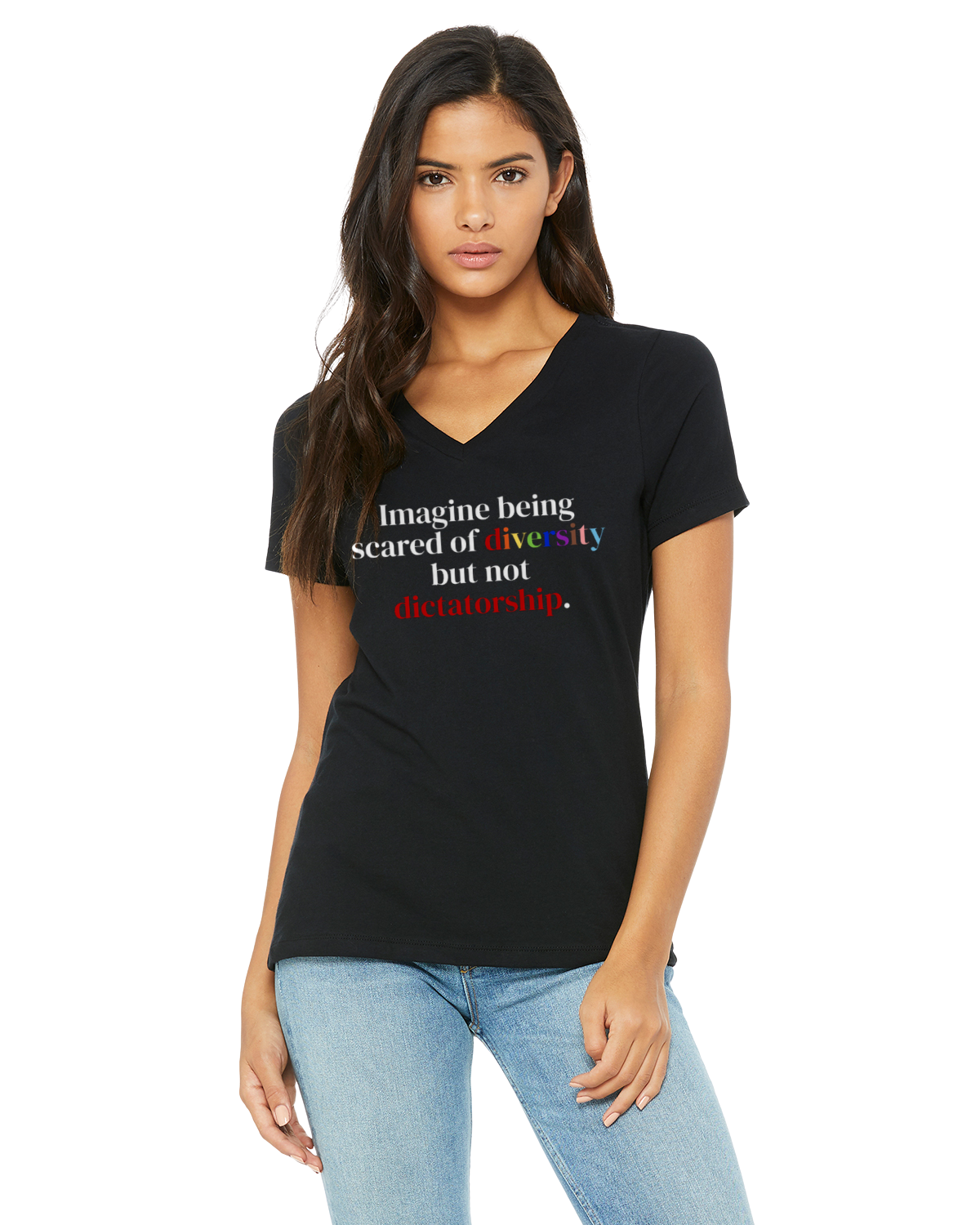 Imagine Being Scared of Diversity but Not Dictatorship T-Shirt