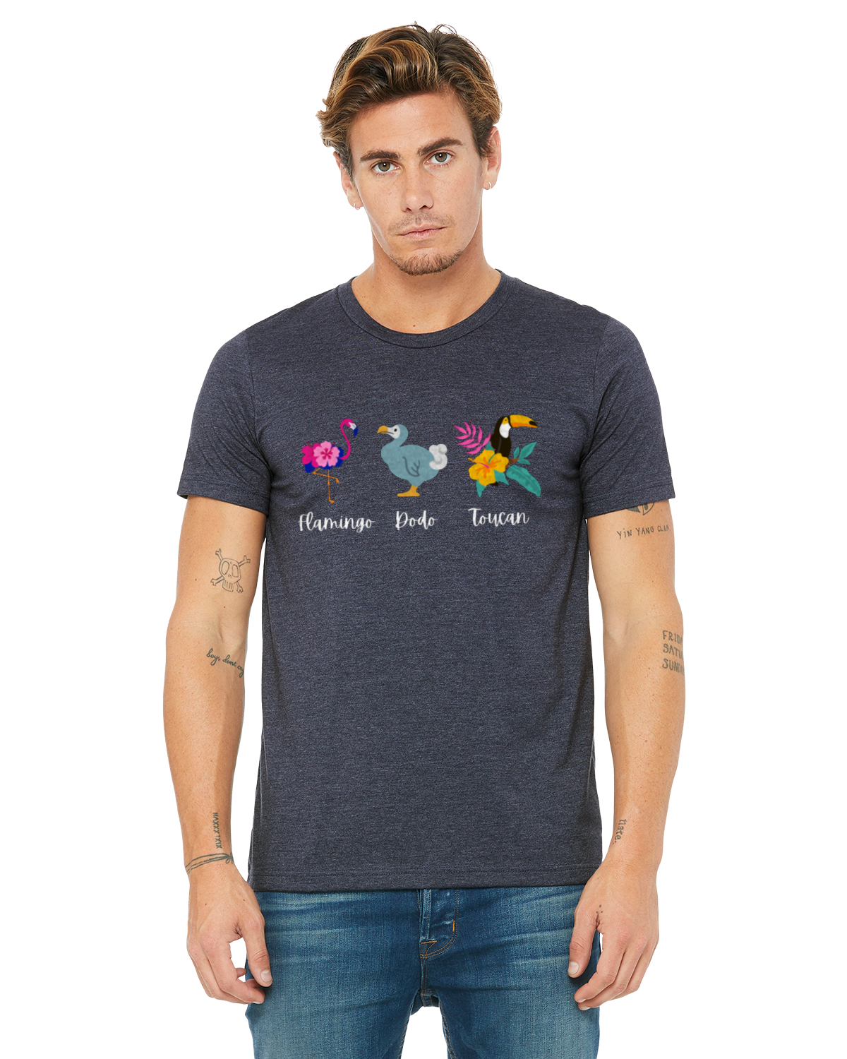 Flamingo Dodo Toucan T-Shirt