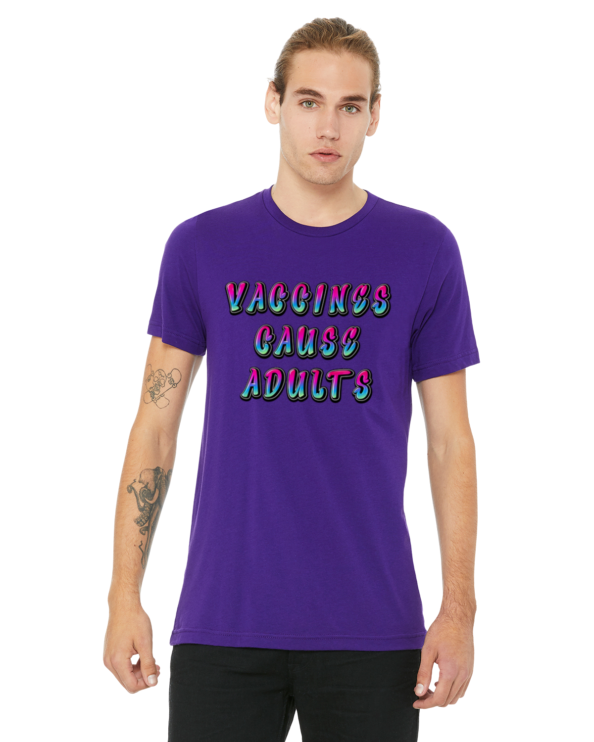 Vaccines Cause Adults T-Shirt (Graffiti Edition)