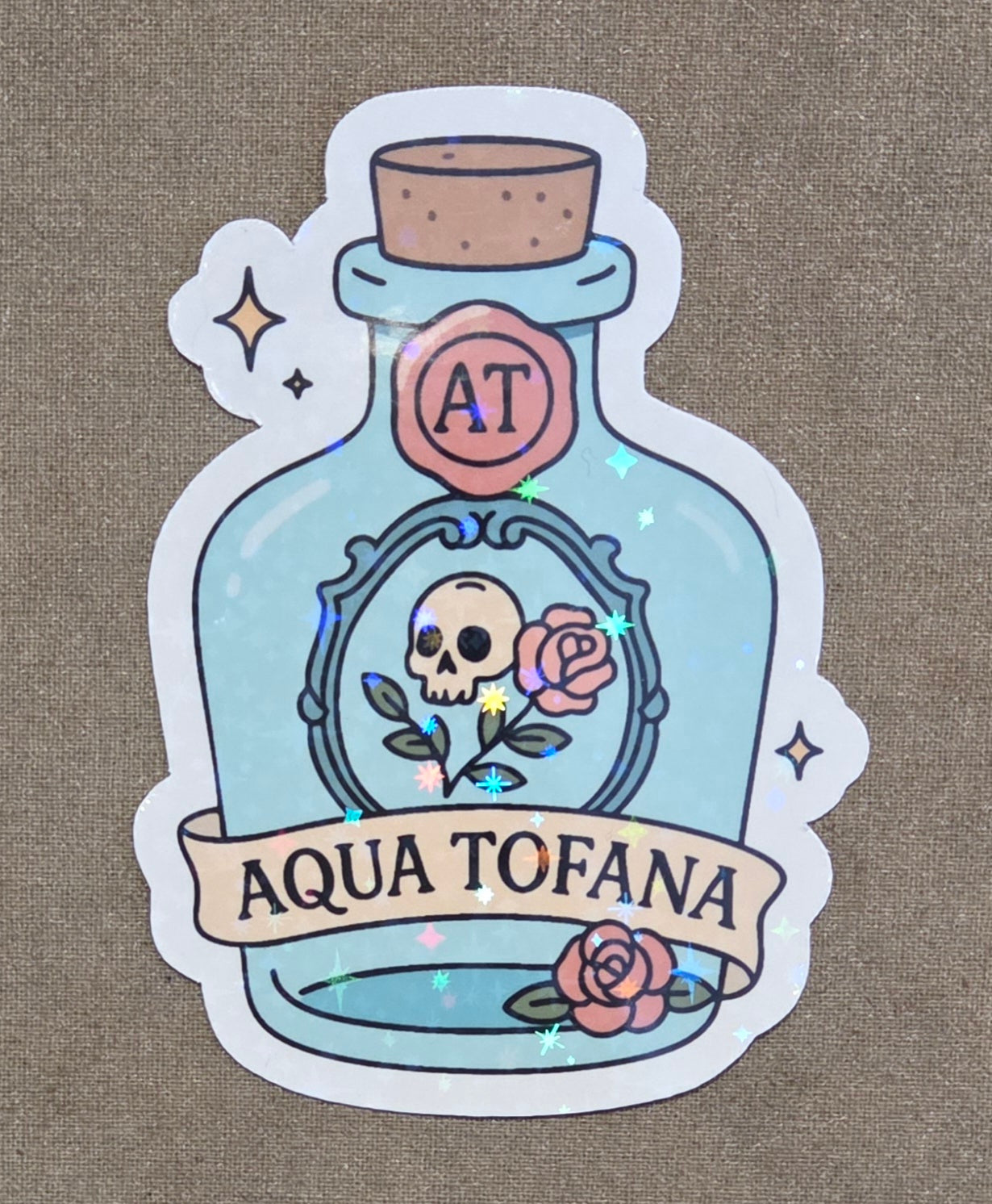 Aqua Tofana Bottle Sticker