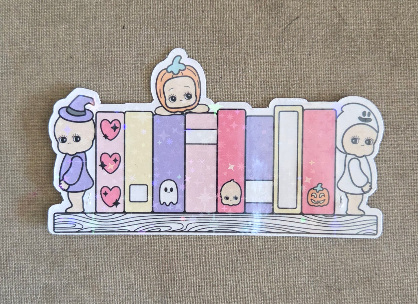 Kewpie Doll Bookshelf Sticker