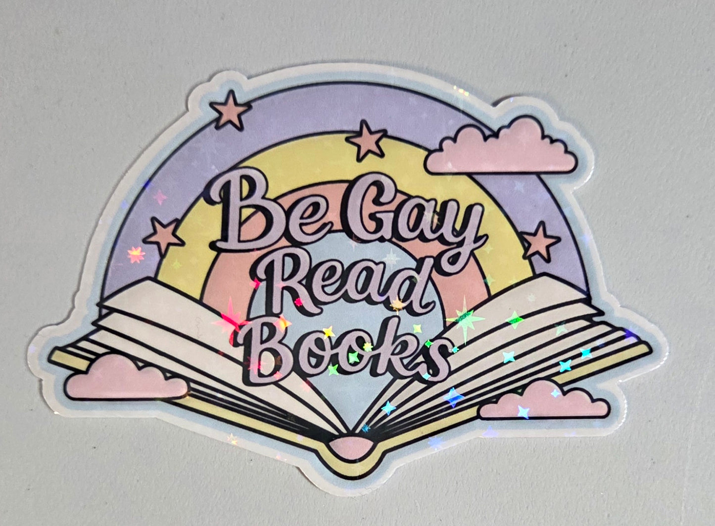 Be Gay Read Books Sticker