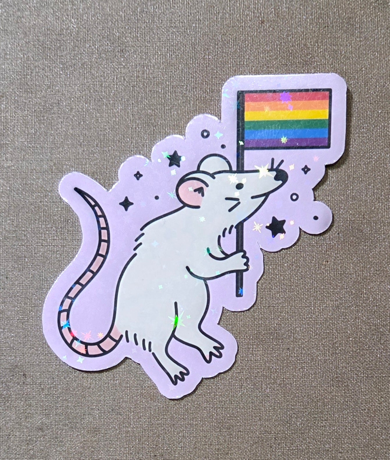 Pride Rat Sticker