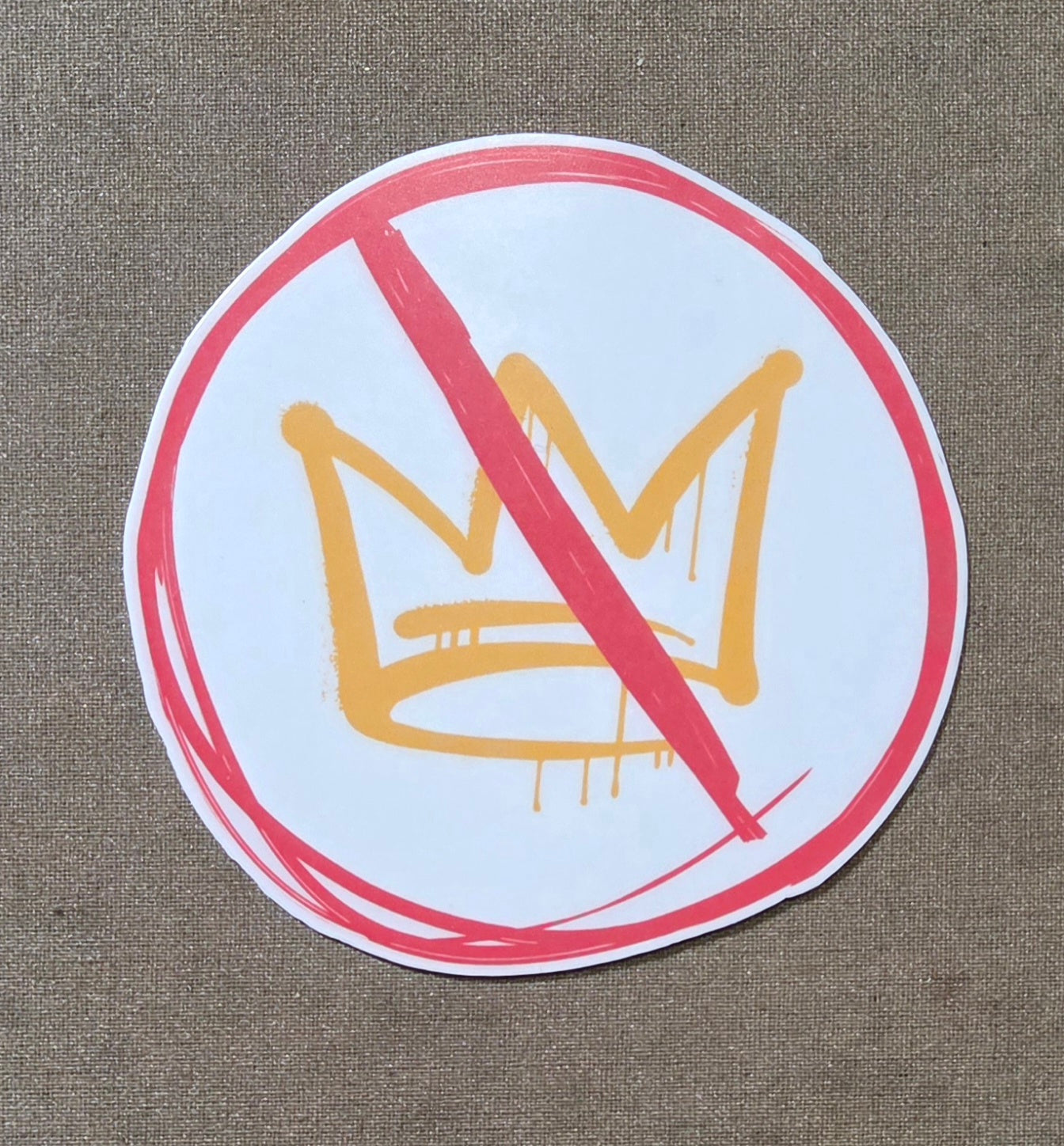 No Kings Sticker