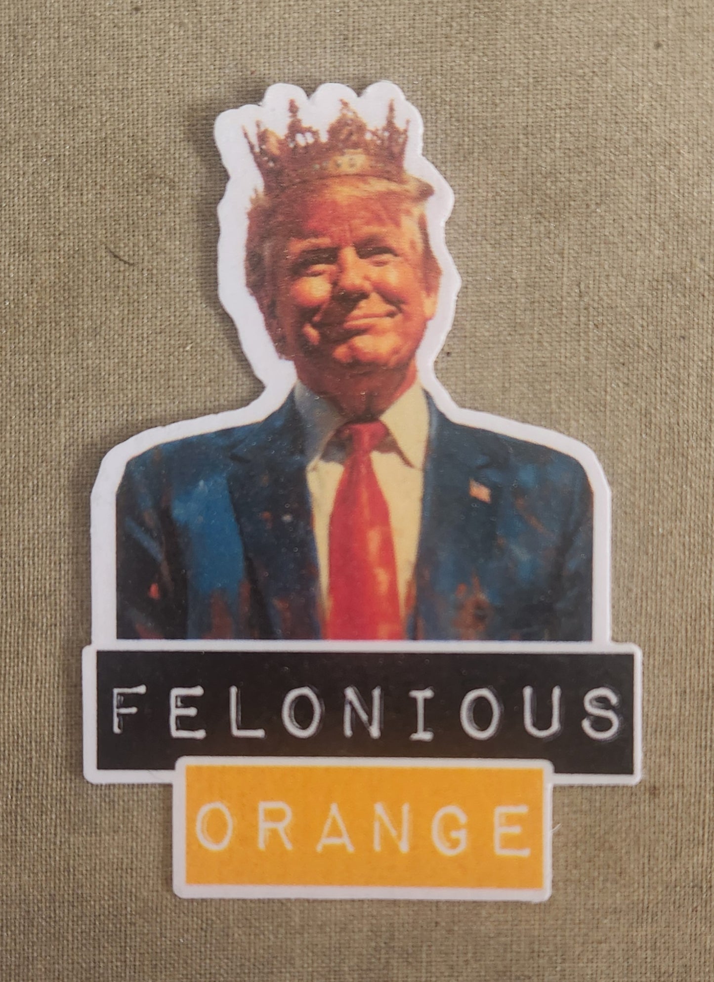 Felonious Orange Sticker