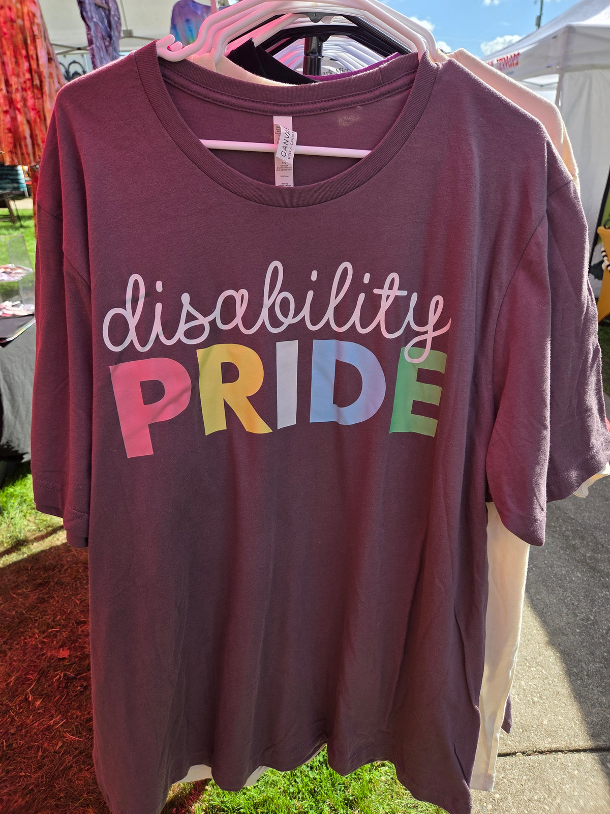 Disability Pride T-Shirt Size 3X Purple Storm