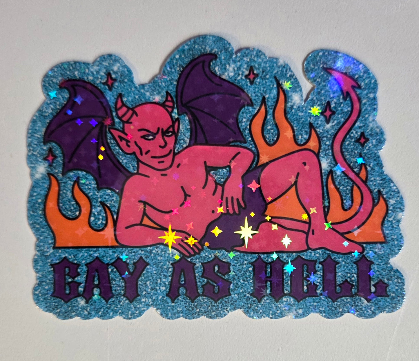 Gay As Hell Sticker
