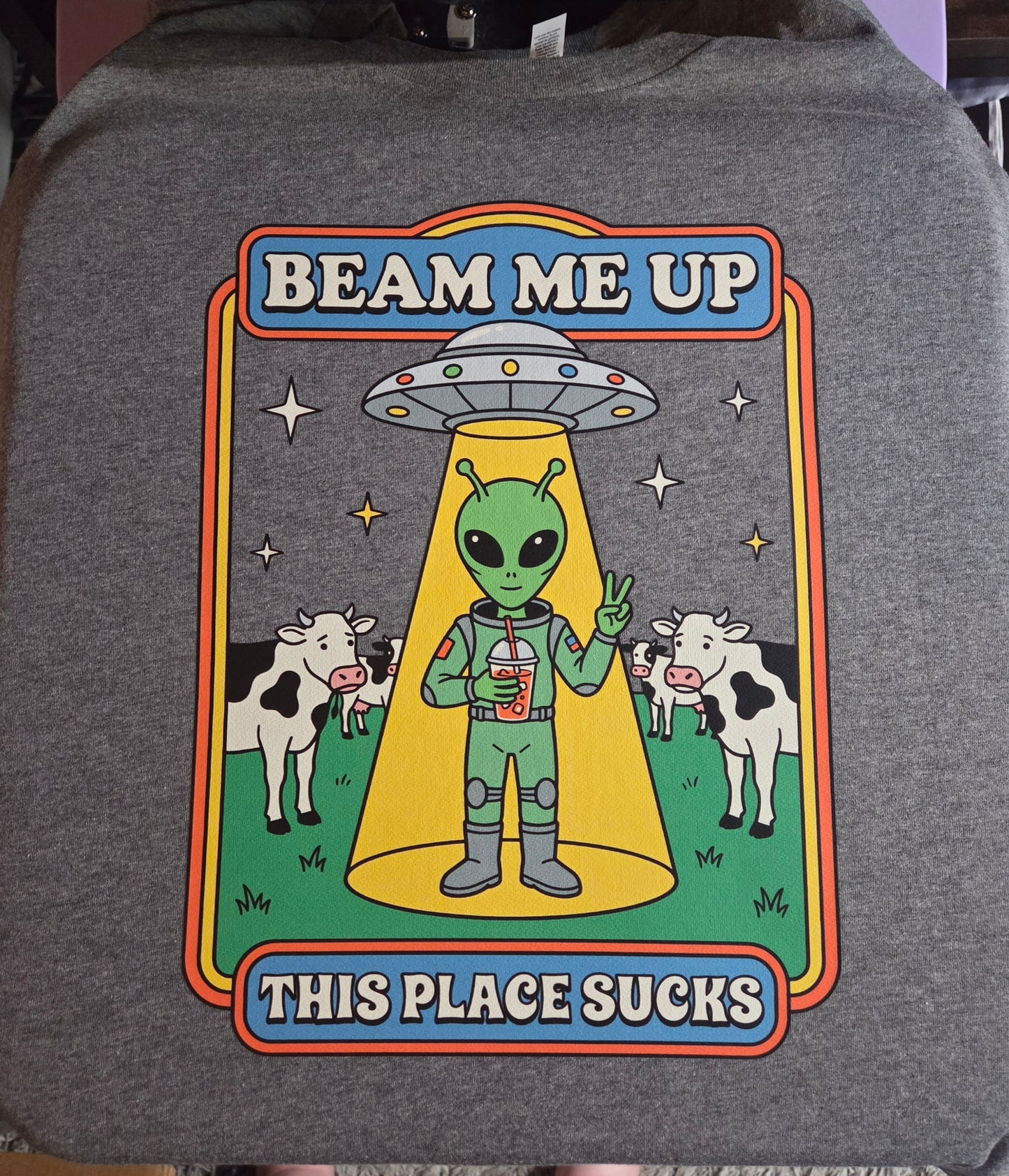 Beam Me Up This Place Sucks T-Shirt