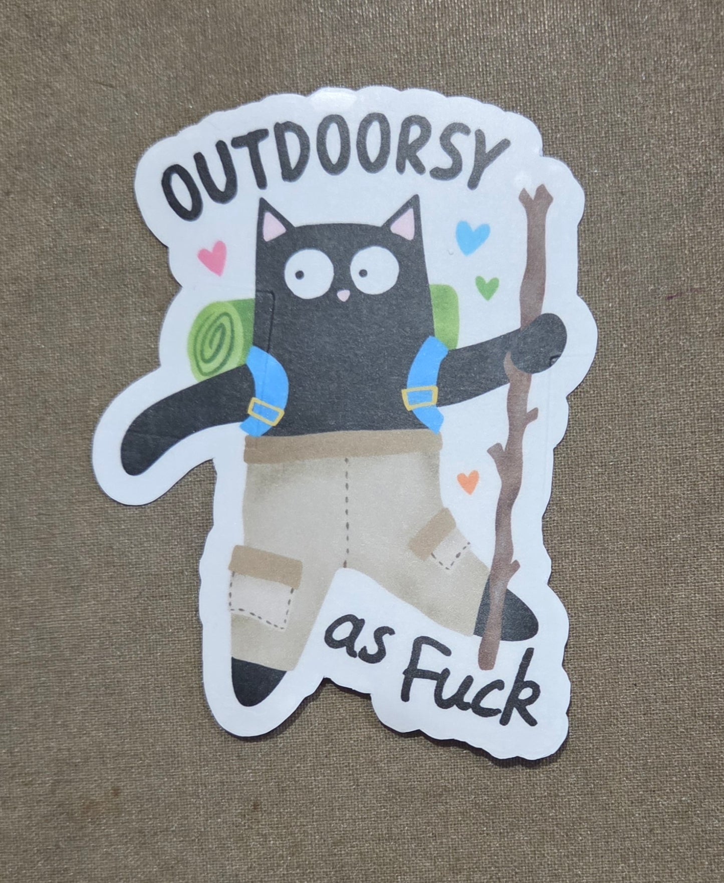 Outdoorsy As Fuck Sticker