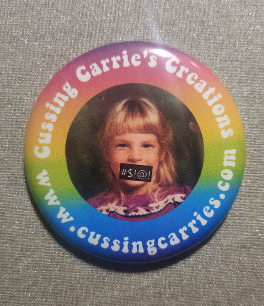 Cussing Carrie's Logo Magnet