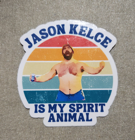 Jason Kelce is My Spirit Animal Sticker