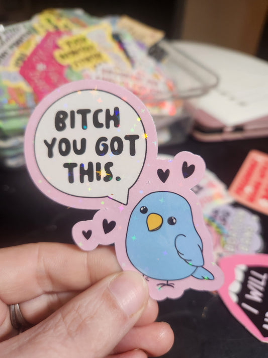 Bitch You Got This Sticker