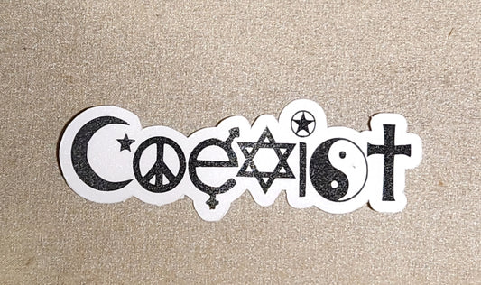 Coexist Sticker (Deadpool & Wolverine Reference)