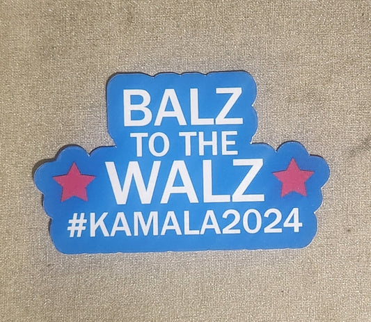 Balz to the Walz Kamala 2024 Sticker