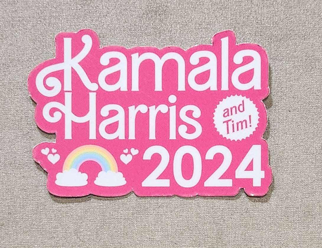 Kamala 2024 Barbie Sticker