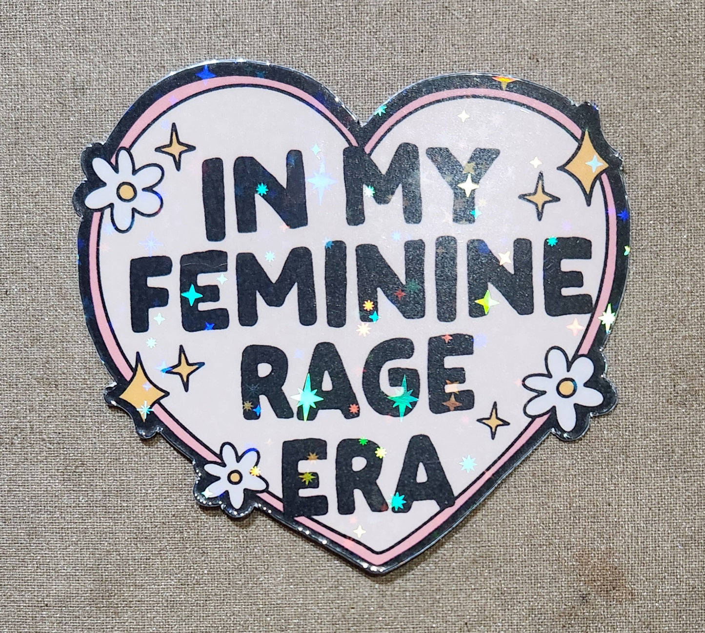 In My Feminine Rage Era Sticker