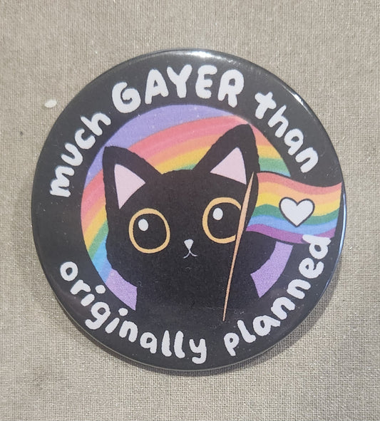 Much Gayer Than Originally Planned Pride Magnet