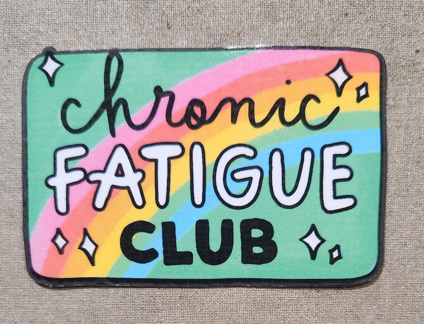 Chronic Fatigue Club Member Sticker