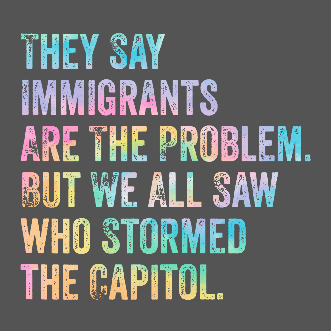 They Say Immigrants Are the Problem T-Shirt