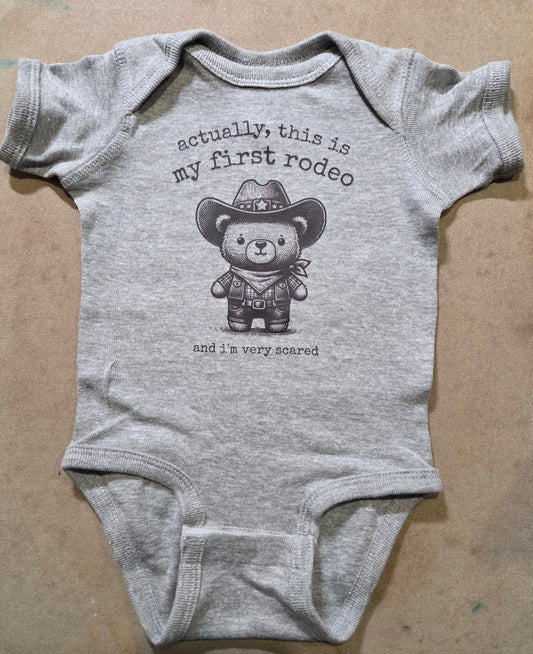 Actually, This is My First Rodeo Onesie