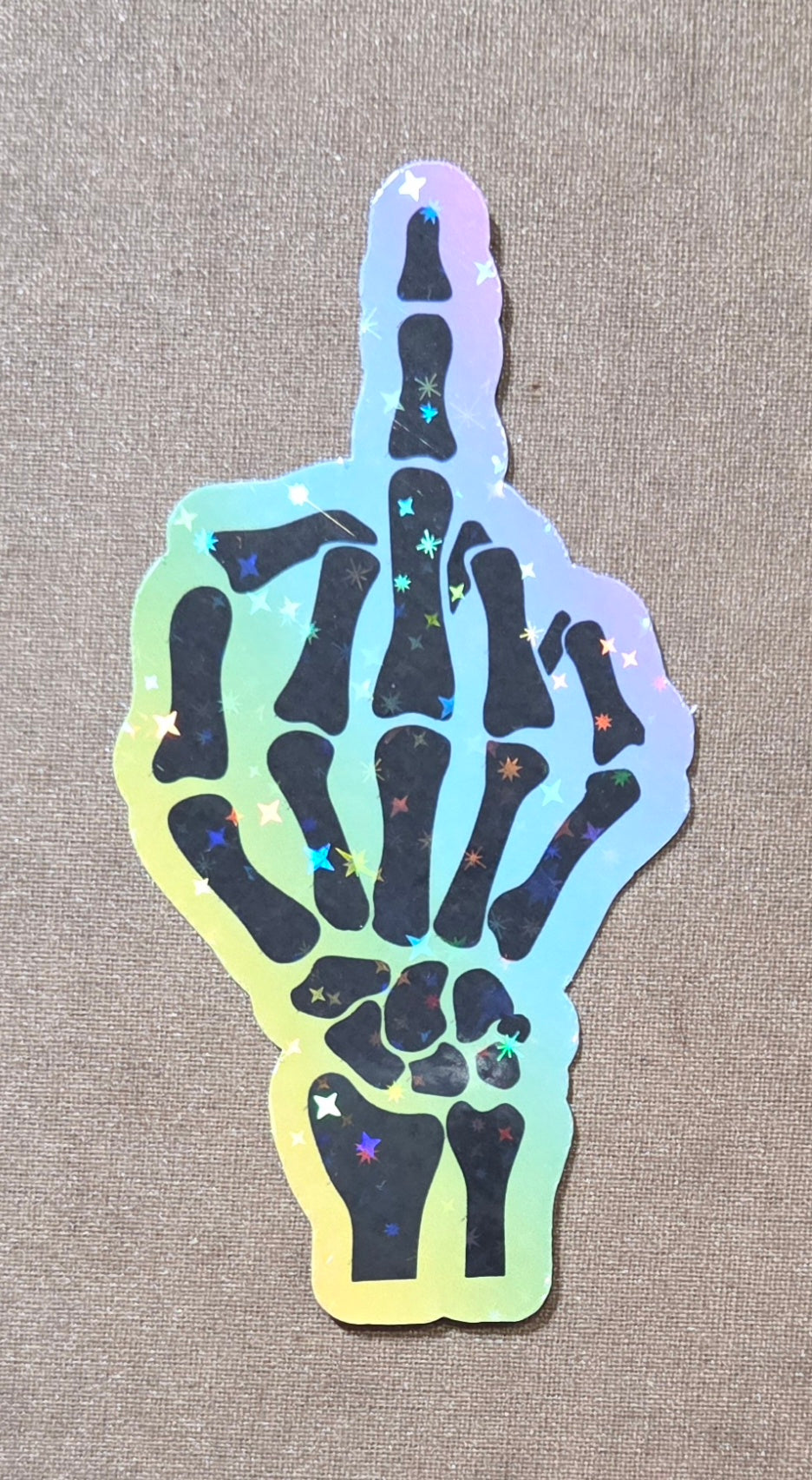 Skellie Middle Finger Sticker