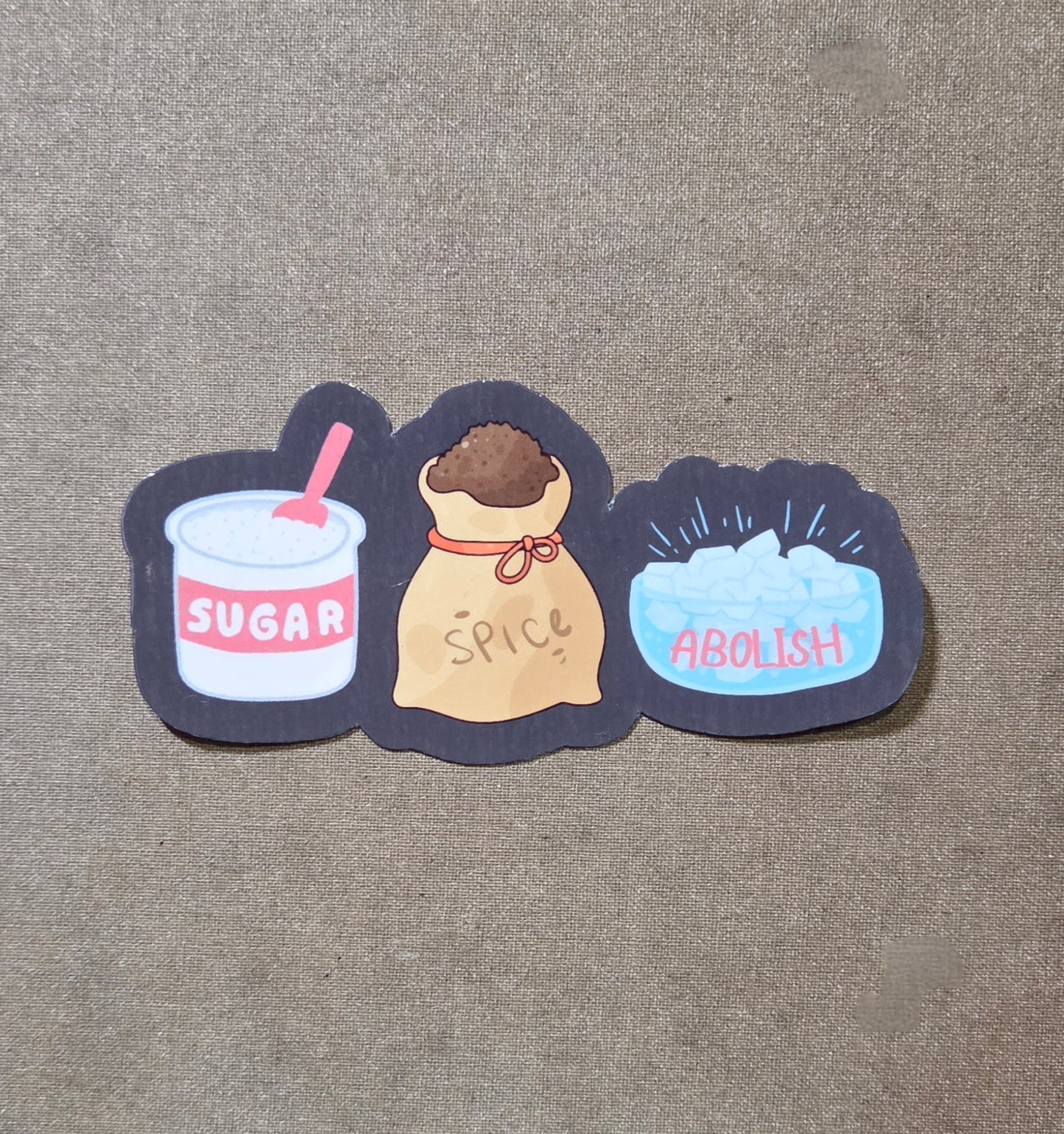 Sugar Spice Abolish ICE Sticker