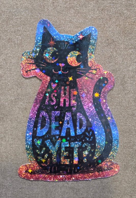 Rainbow IHDY Kitty - Carrie's Birthday Sticker