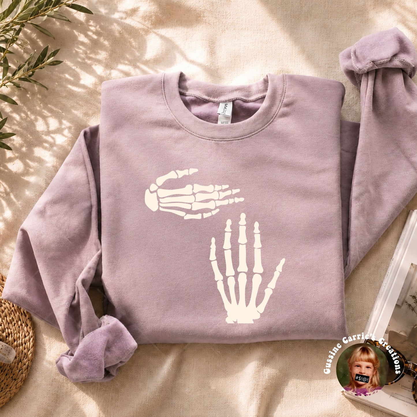 Michigan Skellie Hand Sweatshirt