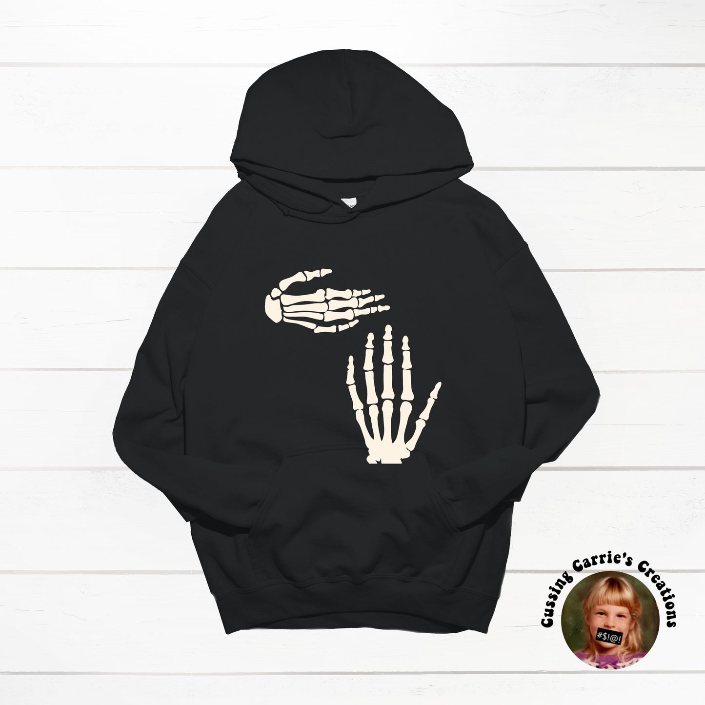Michigan Skellie Hand Sweatshirt