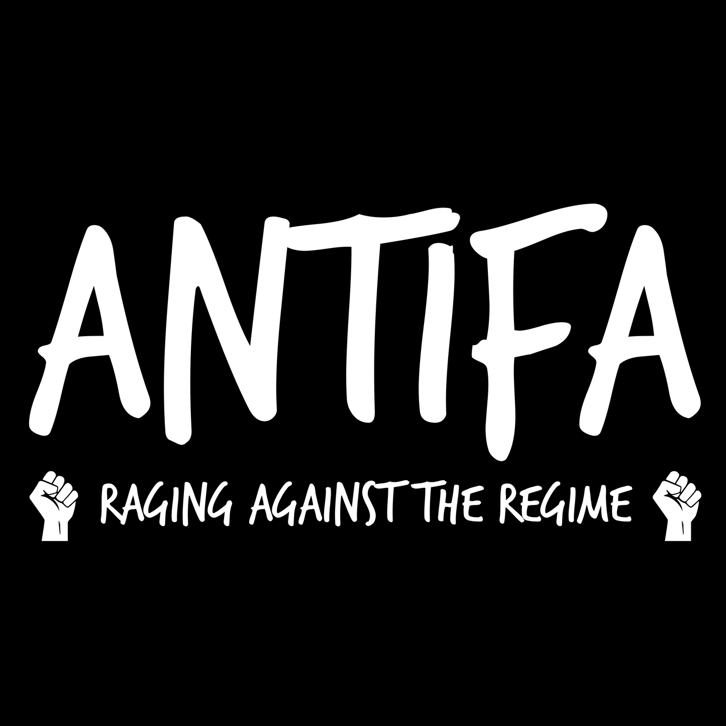 ANTIFA Raging Against the Regime T-Shirt